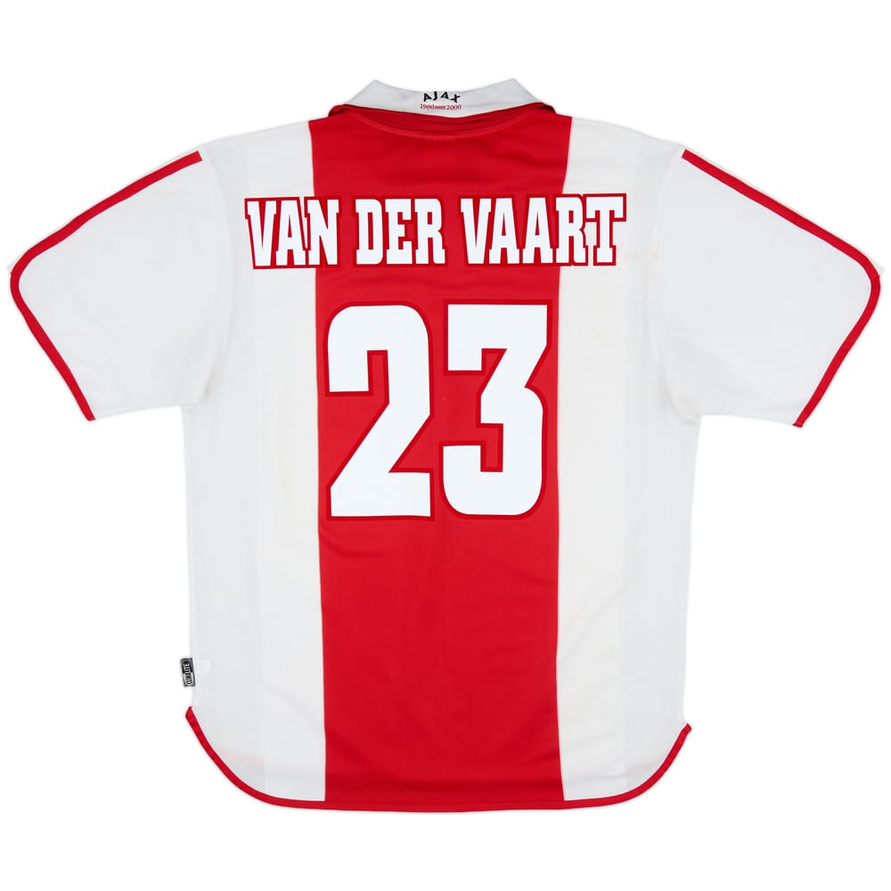 2000-01 Ajax Centenary Home Shirt Van Der Vaart #23 - 6/10 - (L)