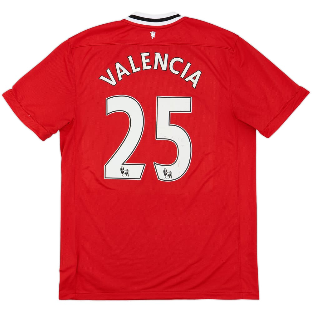 2011-12 Manchester United Home Shirt Valencia #25 - 6/10 - (L)