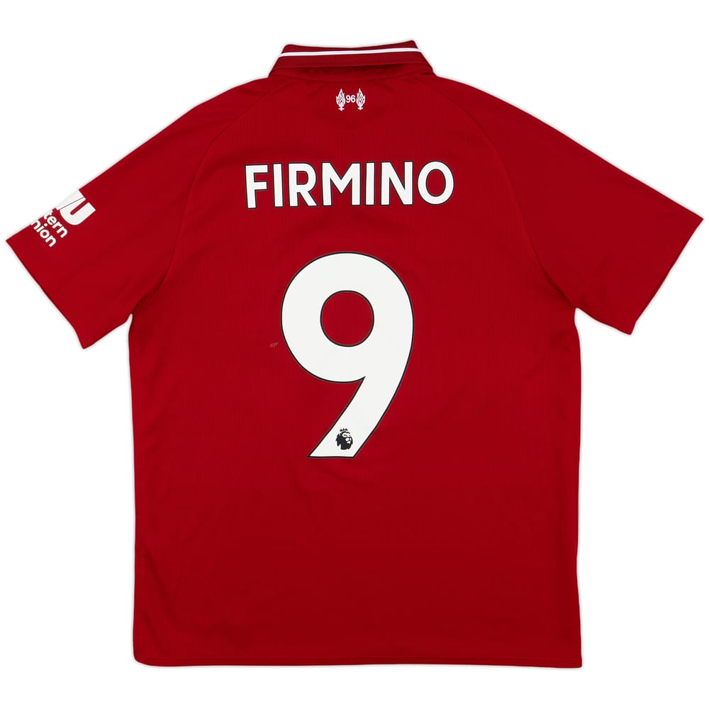 2018-19 Liverpool Home Shirt Firmino #9 - 7/10 - (S)