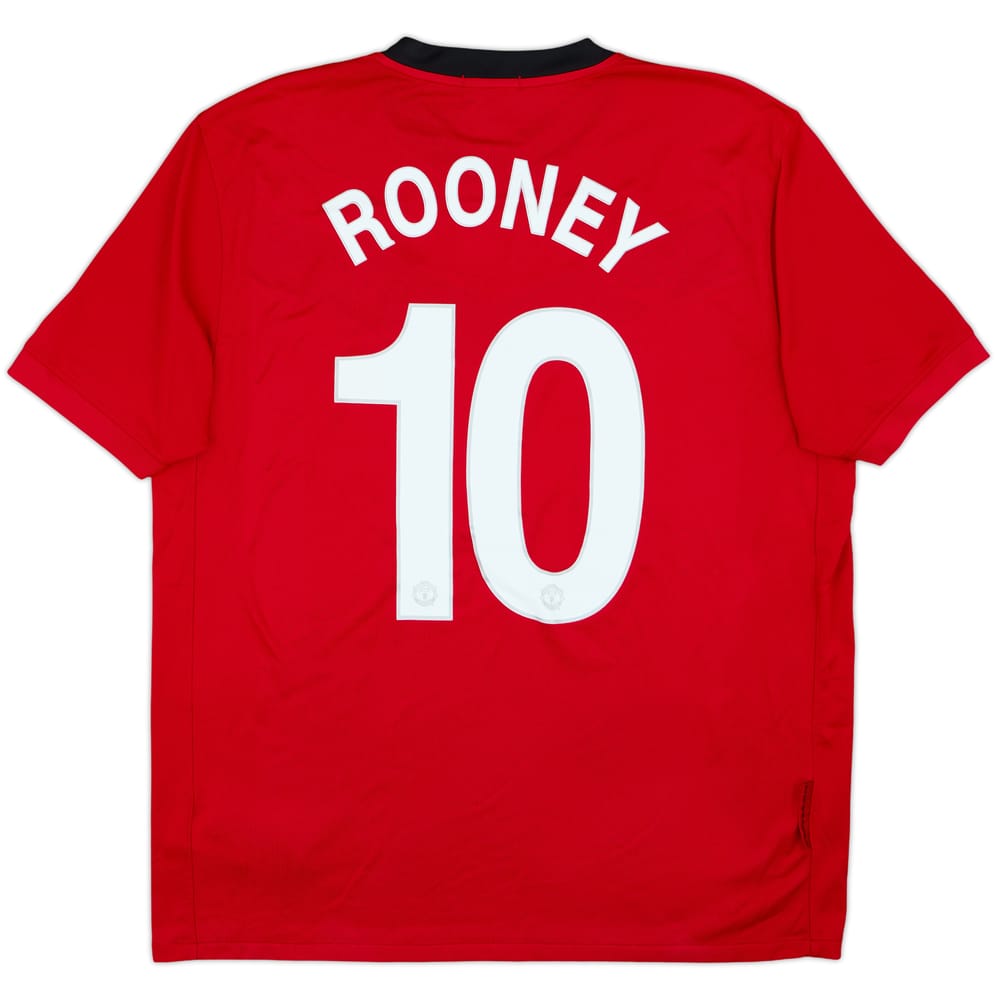 2009-10 Manchester United Home Shirt Rooney #10 - 10/10 - (L)