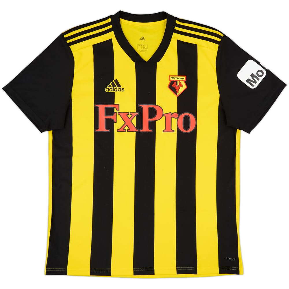 2018-19 Watford Home Shirt - 9/10 - (L)