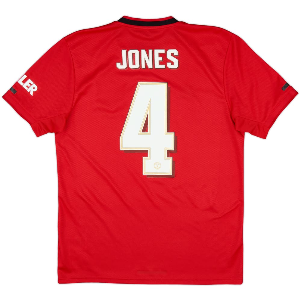 2019-20 Manchester United Home Shirt Jones #4 - 9/10 - (M)