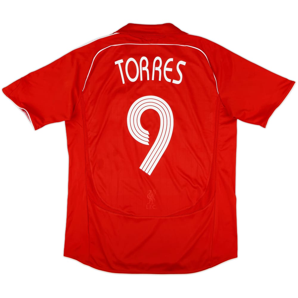 2006-08 Liverpool Home Shirt Torres #9 - 6/10 - (L)