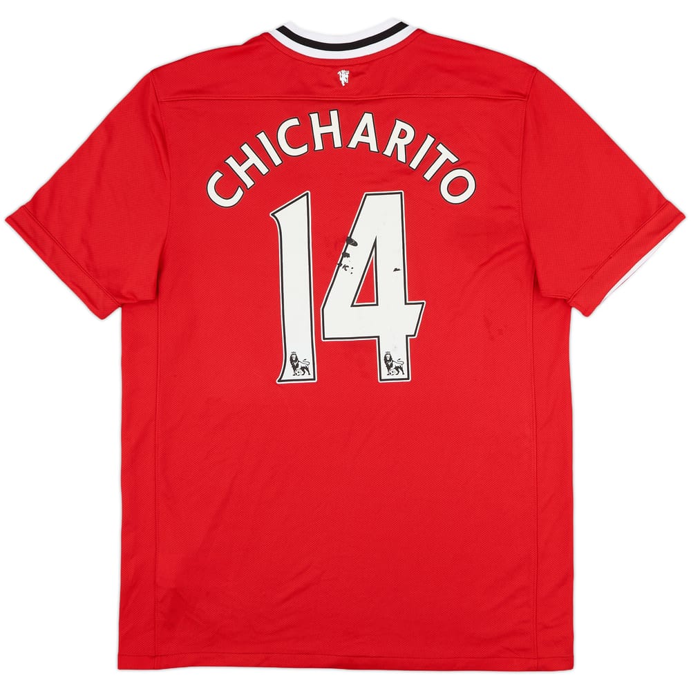 2011-12 Manchester United Home Shirt Chicharito #14 - 5/10 - (L)