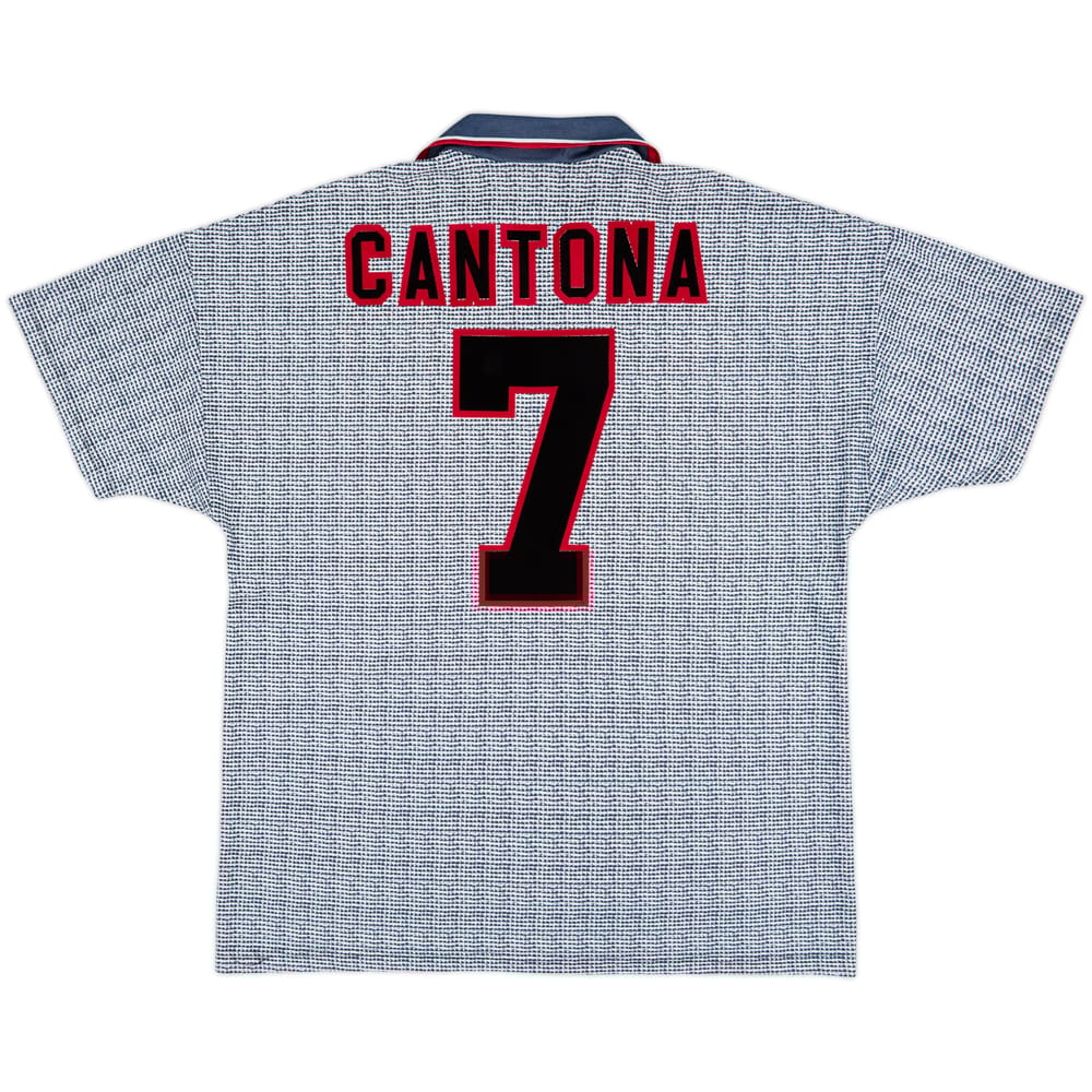 1995-96 Manchester United Away Shirt Cantona #7 - 8/10 - (XL)