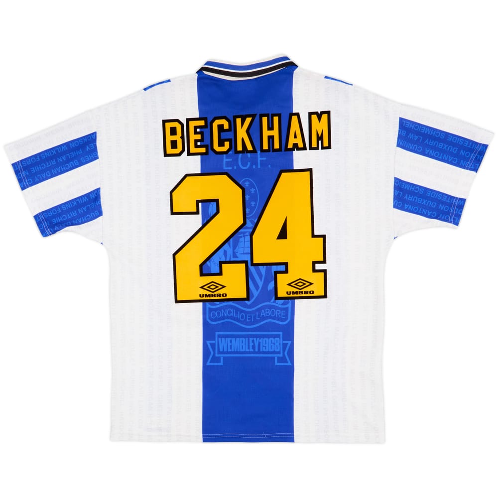 1994-96 Manchester United Third Shirt Beckham #24 - 8/10 - (L)