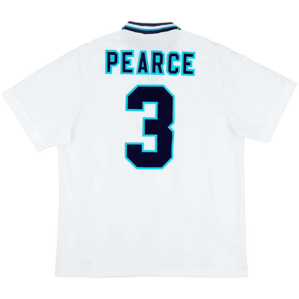 1995-97 England Home Shirt Pearce #3 - 9/10 - (XL)