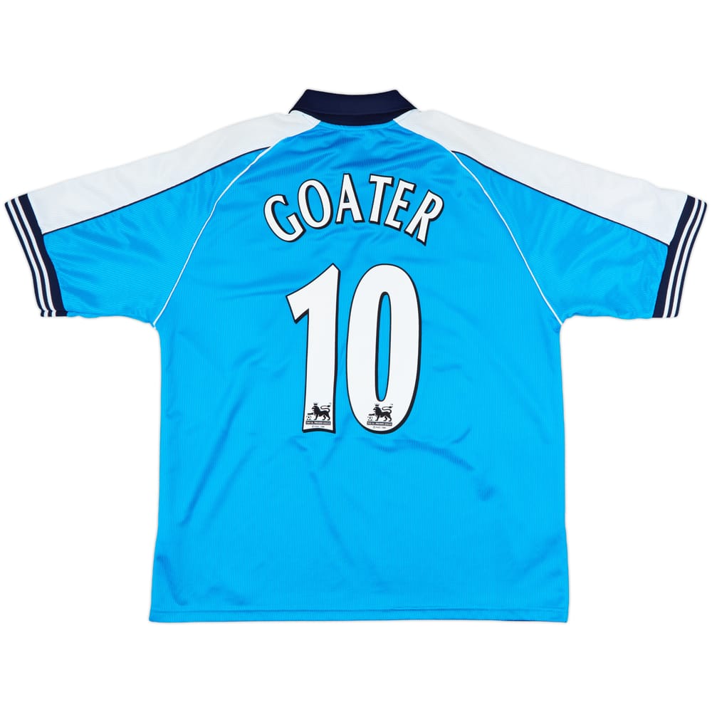 1999-01 Manchester City Home Shirt Goater #10 - 8/10 - (L)