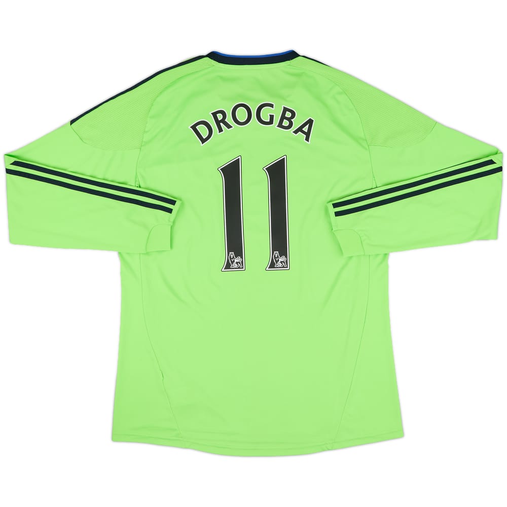 2010-11 Chelsea Third L/S Shirt Drogba #11 - 9/10 - (L)