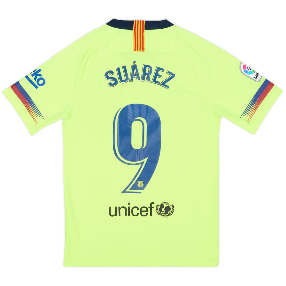 2018-19 Barcelona Away Shirt Suarez #9 - 9/10 - (S)