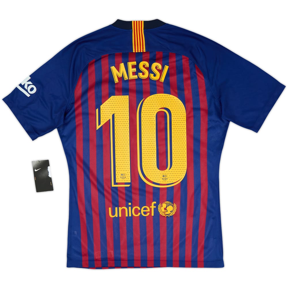 2018-19 Barcelona Player Issue Home Shirt Messi #10 (M)