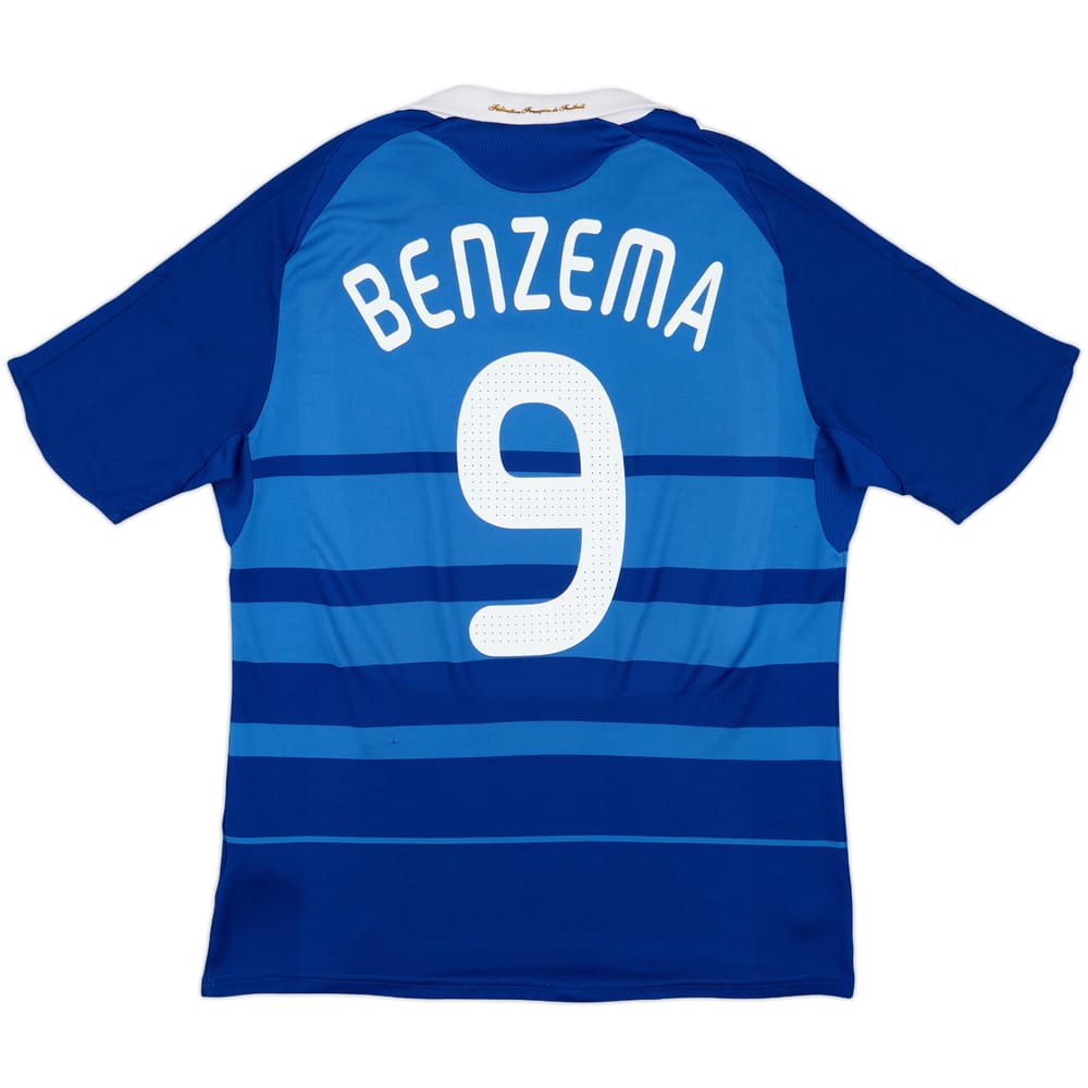2008-09 France Home Shirt Benzema #9 - 6/10 - (L)