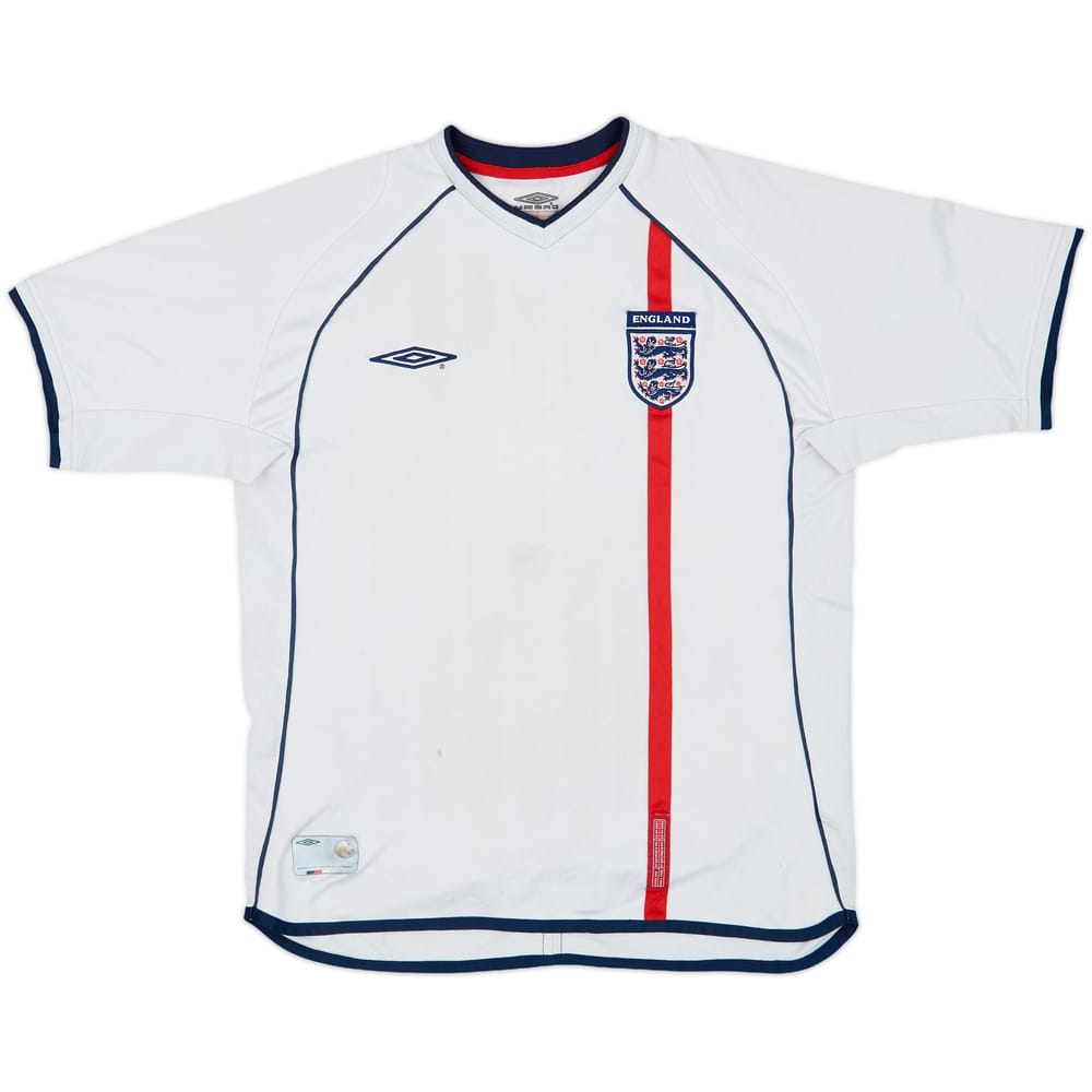 2001-03 England Home Shirt - 5/10 - (L)
