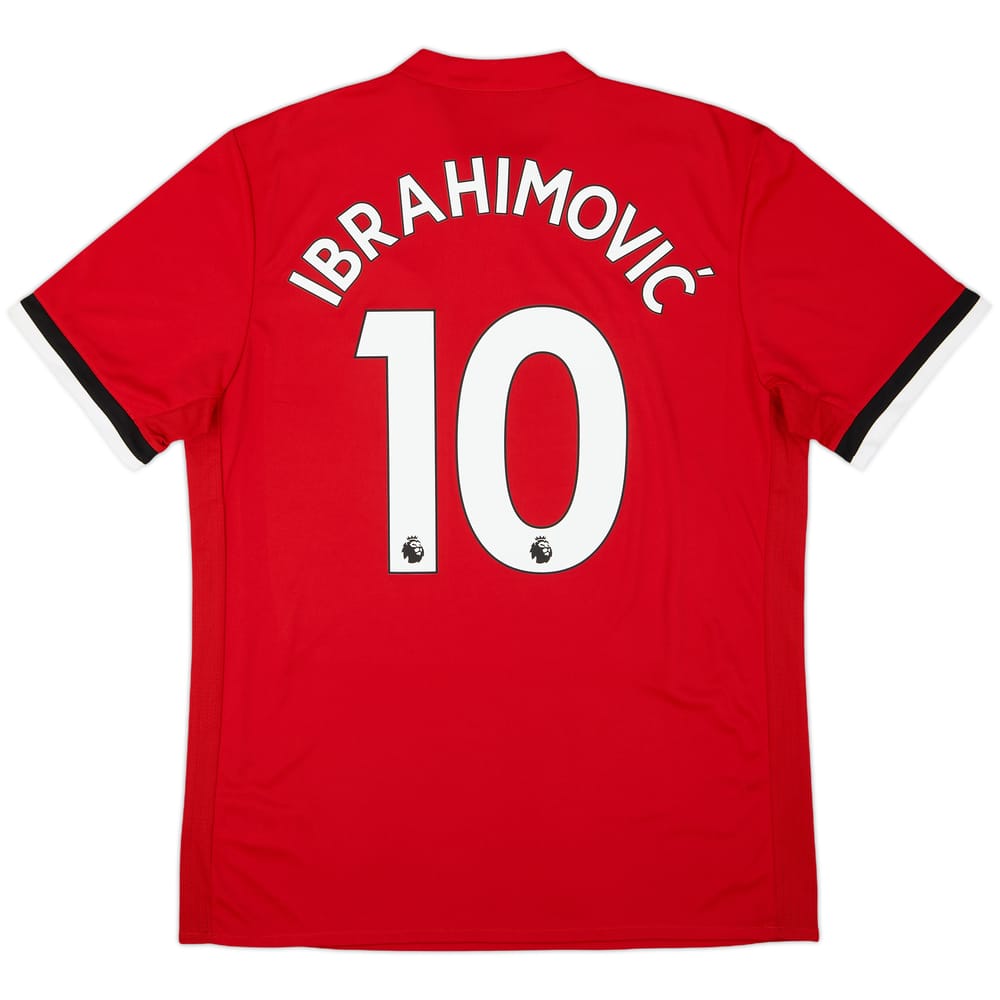 2017-18 Manchester United Home Shirt Ibrahimovic #10 (L)
