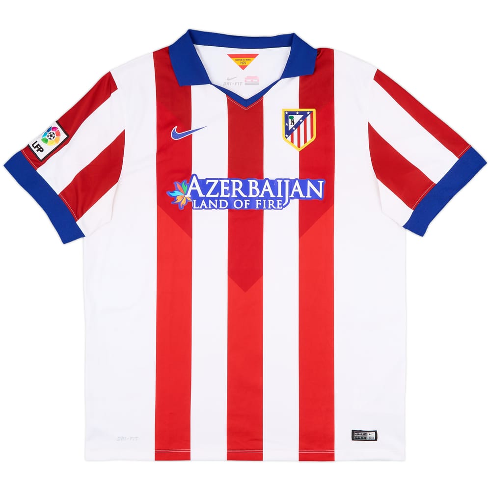 2014-15 Atletico Madrid Home Shirt - 7/10 - (XL)