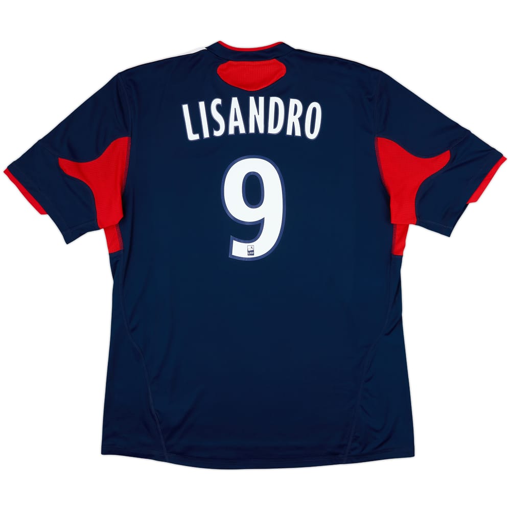 2010-11 Lyon Third Shirt Lisandro #9 - 9/10 - (XL)