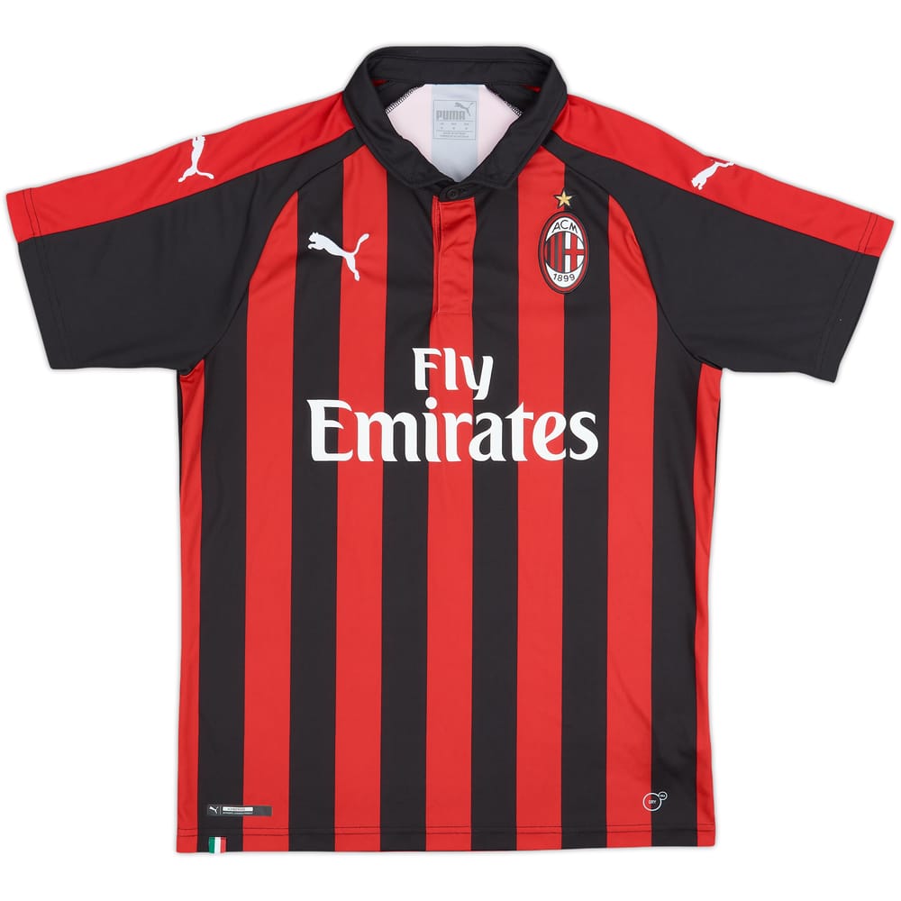 2018-19 AC Milan Home Shirt - 8/10 - (M)