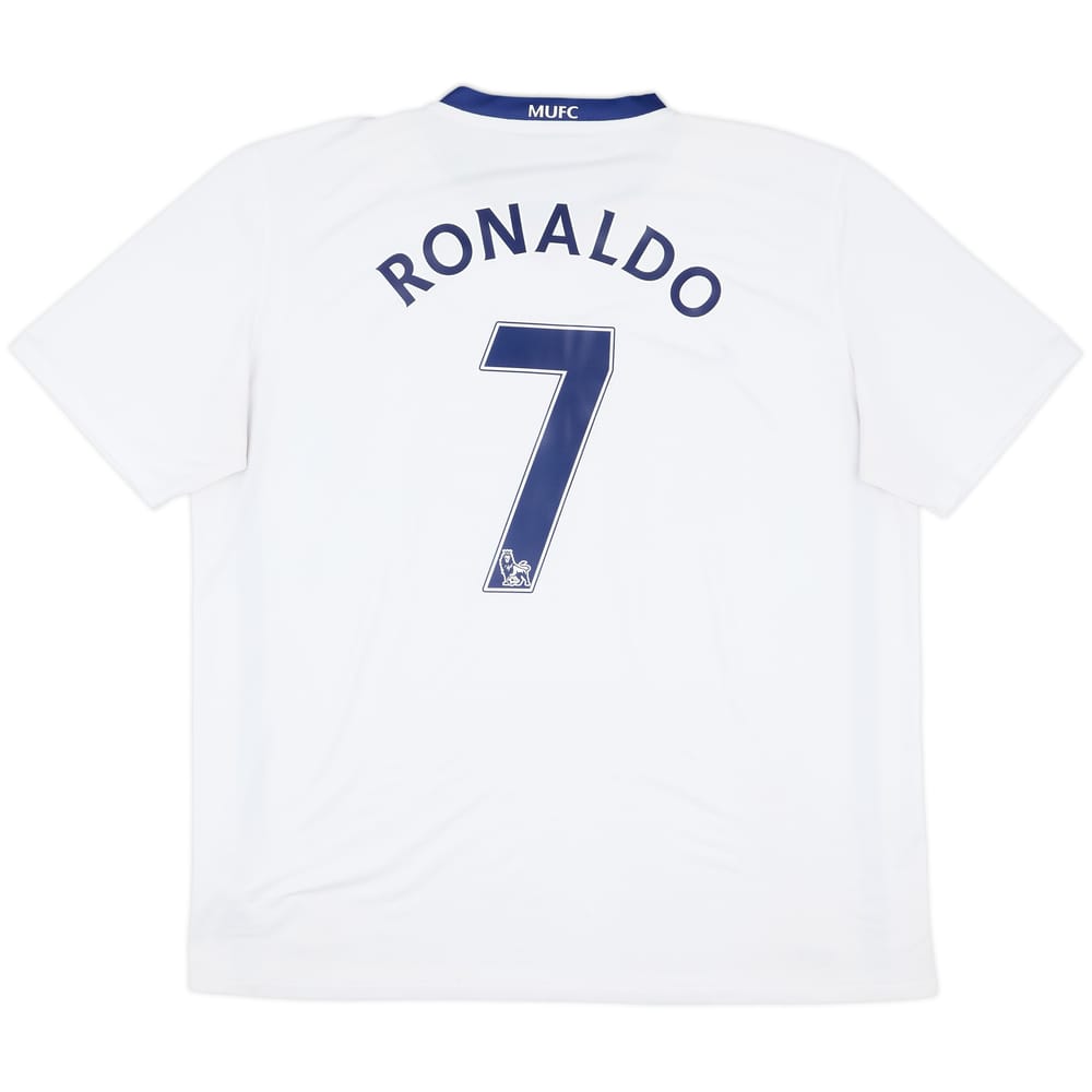 マンチェスターユナイテッド 2008 半袖 シャツ Ronaldo 7 2008-10 Manchester United Away Shirt Ronaldo #7 - 5/10 - (XL)