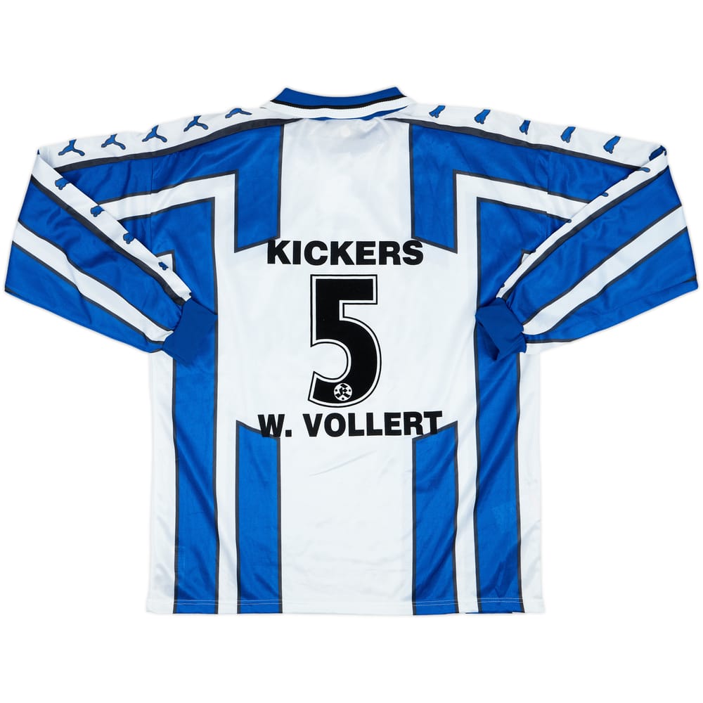 1998-00 Stuttgarter Kickers Home L/S Shirt W. Vollert #5 (XL)