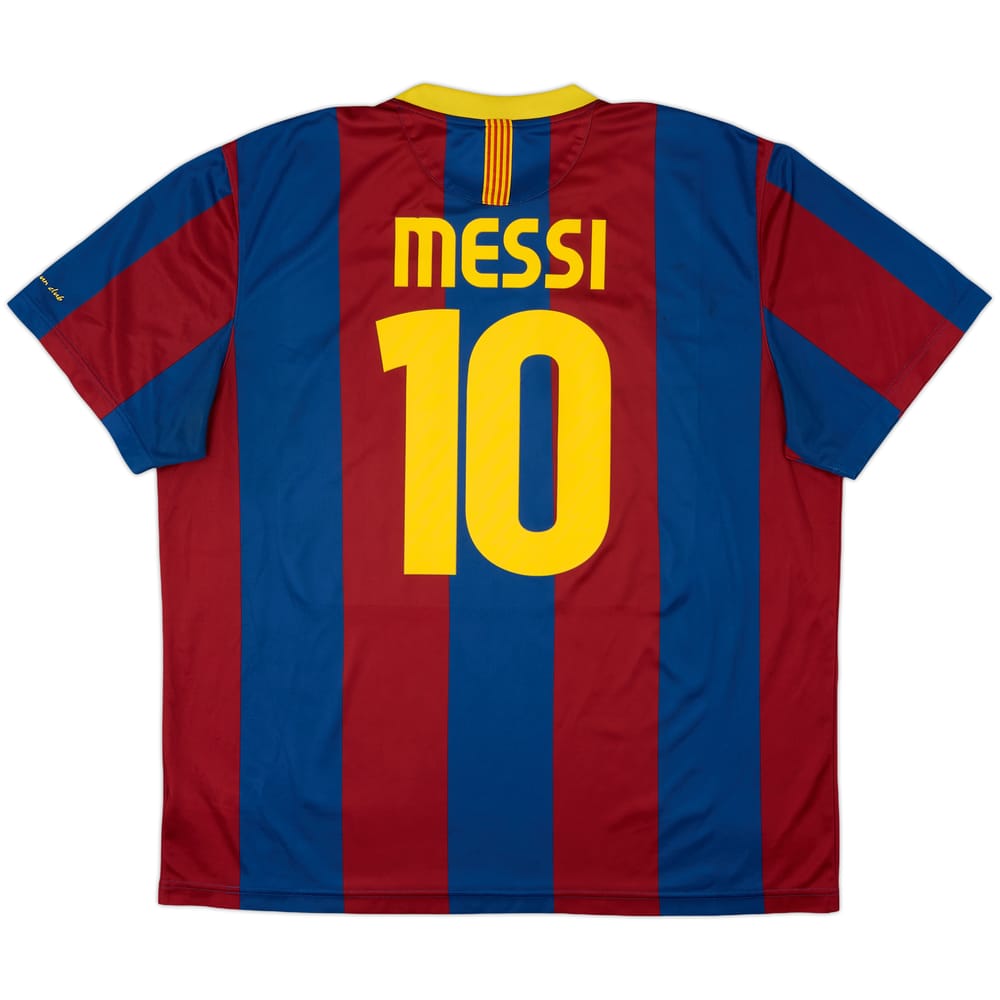 2010-11 Barcelona Basic Home Shirt Messi #10 - 6/10 - (XXL)
