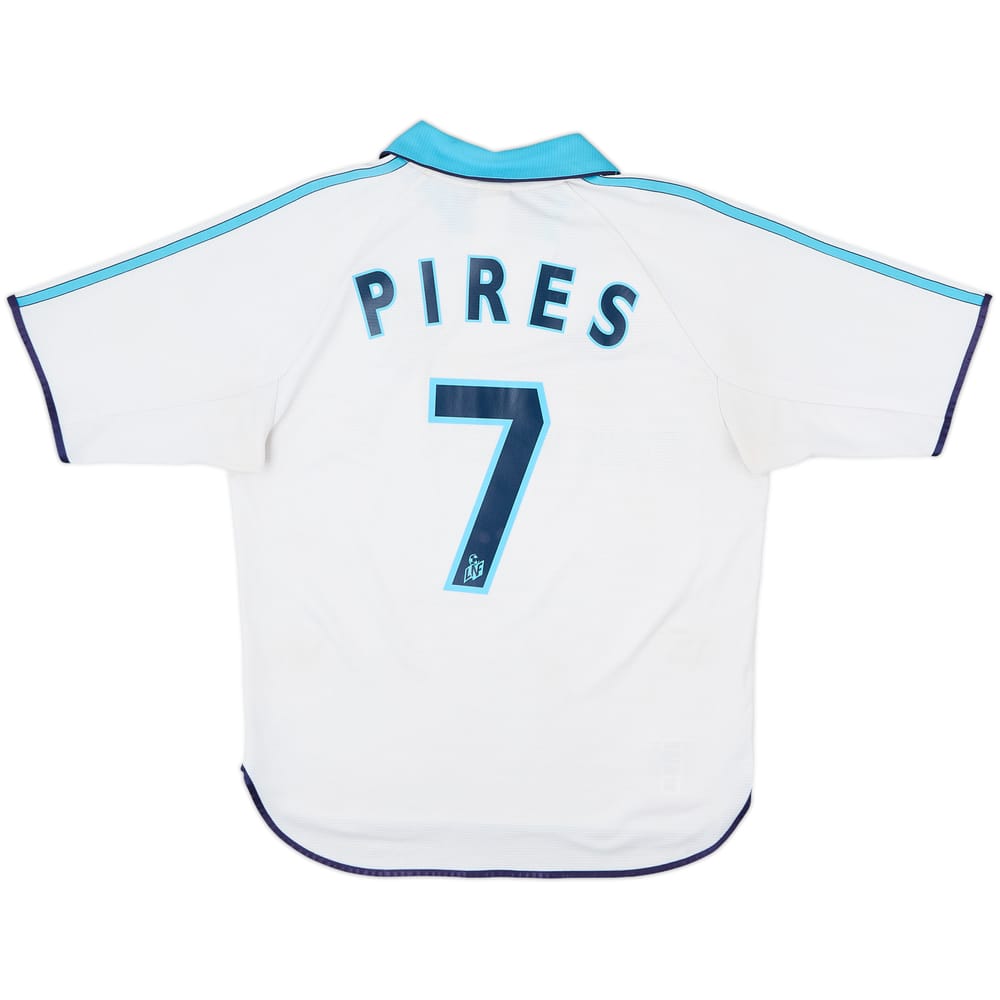 1999-00 Olympique Marseille Home Shirt Pires #7 - 6/10 - (S)