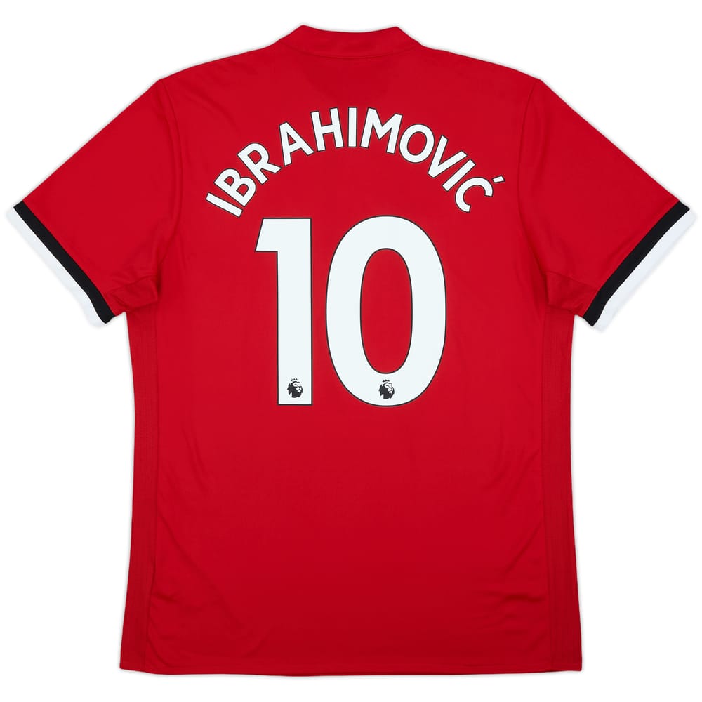 2017-18 Manchester United Home Shirt Ibrahimovic #10 (L)