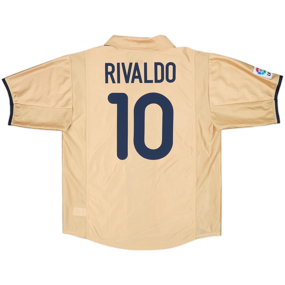 2001-03 Barcelona Away Shirt Rivaldo #10 - 10/10 - (L)