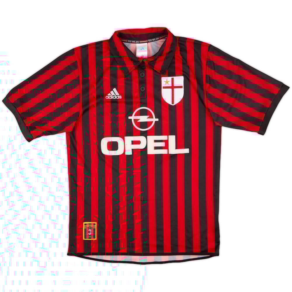 1999-00 AC Milan Centenary Home Shirt - 8/10 - (S)