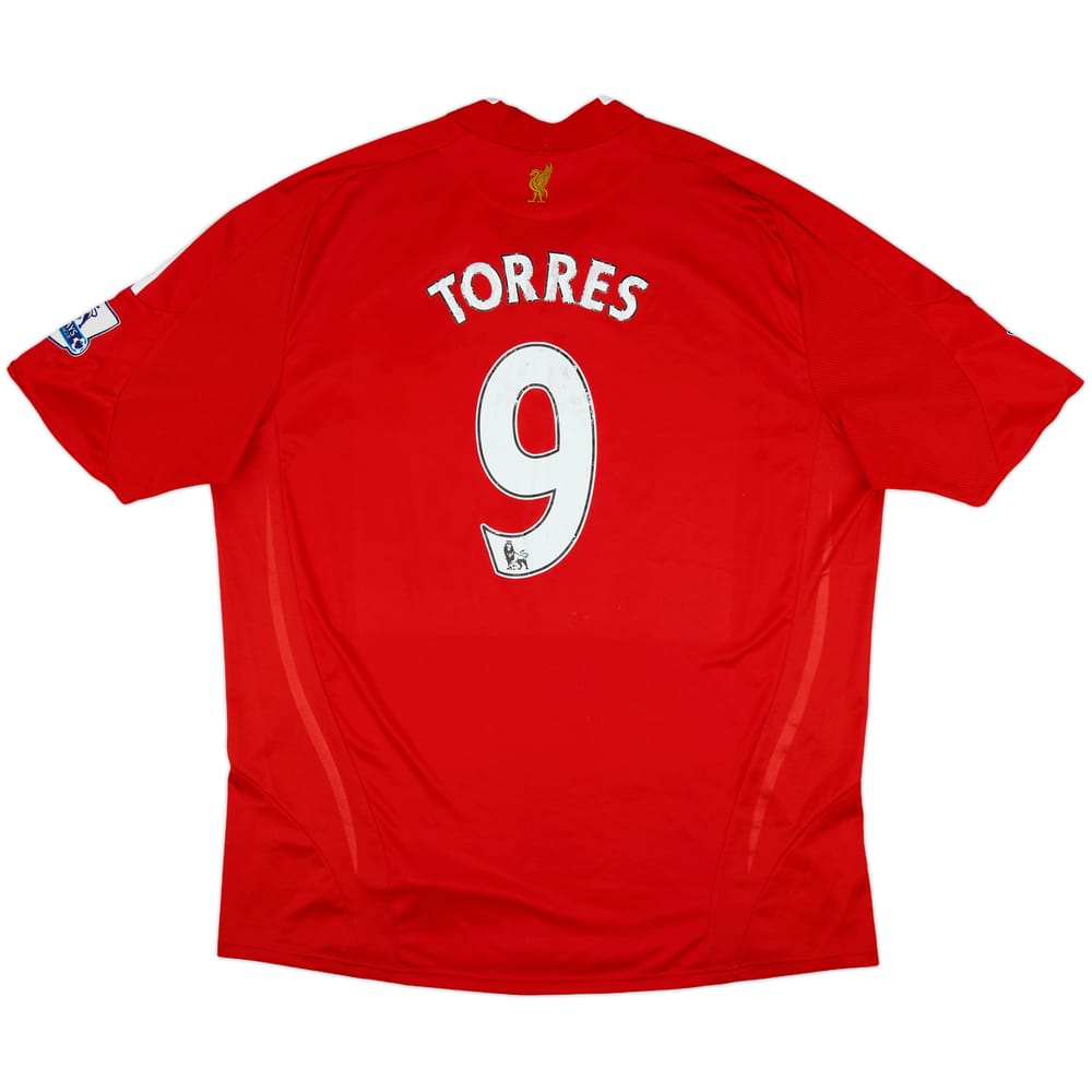 2008-10 Liverpool Home Shirt Torres #9 - 5/10 - (XXL)