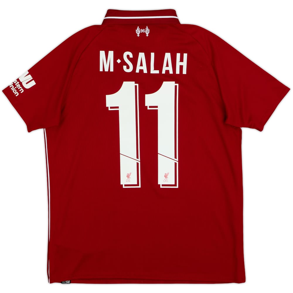 2018-19 Liverpool Home Shirt M.Salah #11 - 8/10 - (XL.Boys)