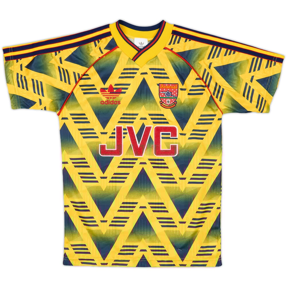 1991-93 Arsenal Away Shirt - 8/10 - (M.Boys)