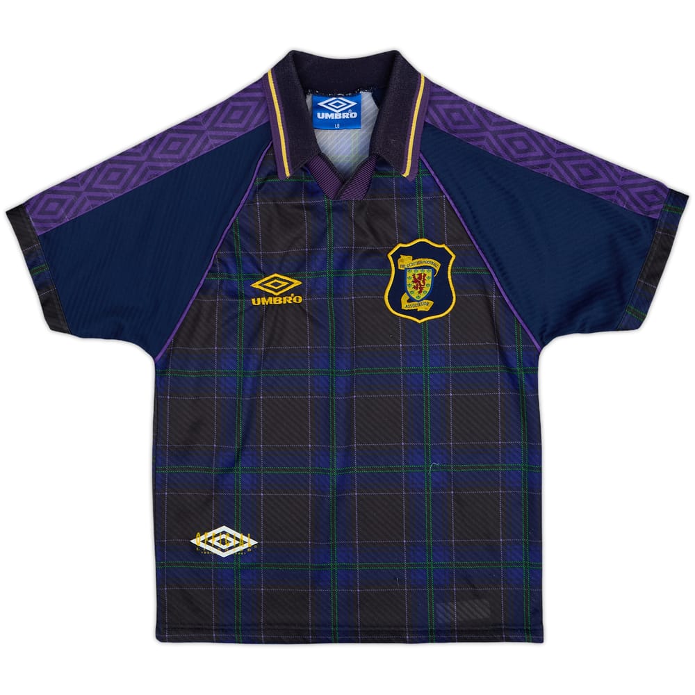1994-96 Scotland Home Shirt - 8/10 - (L.Boys)