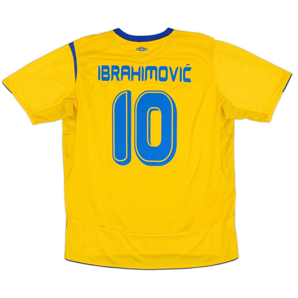 2005-06 Sweden Home Shirt Ibrahimovic #10 - 10/10 - (XL)