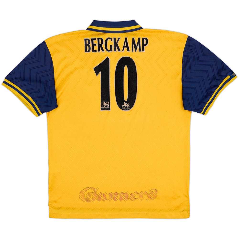 1996-97 Arsenal Away Shirt Bergkamp #10 - 6/10 - (XL)