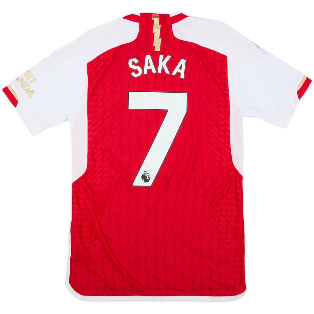 2023-24 Arsenal Authentic Home Shirt Saka #7 (S)