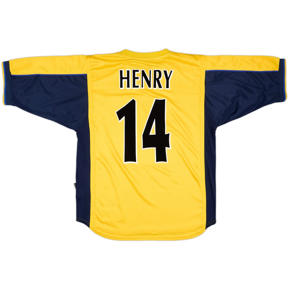 1999-01 Arsenal Away Shirt Henry #14 - 8/10 - (L)