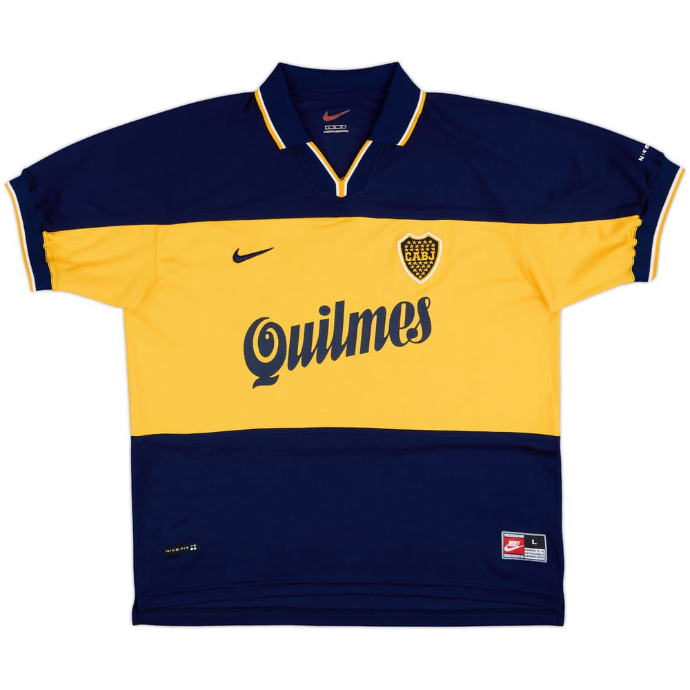 1998-00 Boca Juniors Home Shirt - 8/10 - (L)