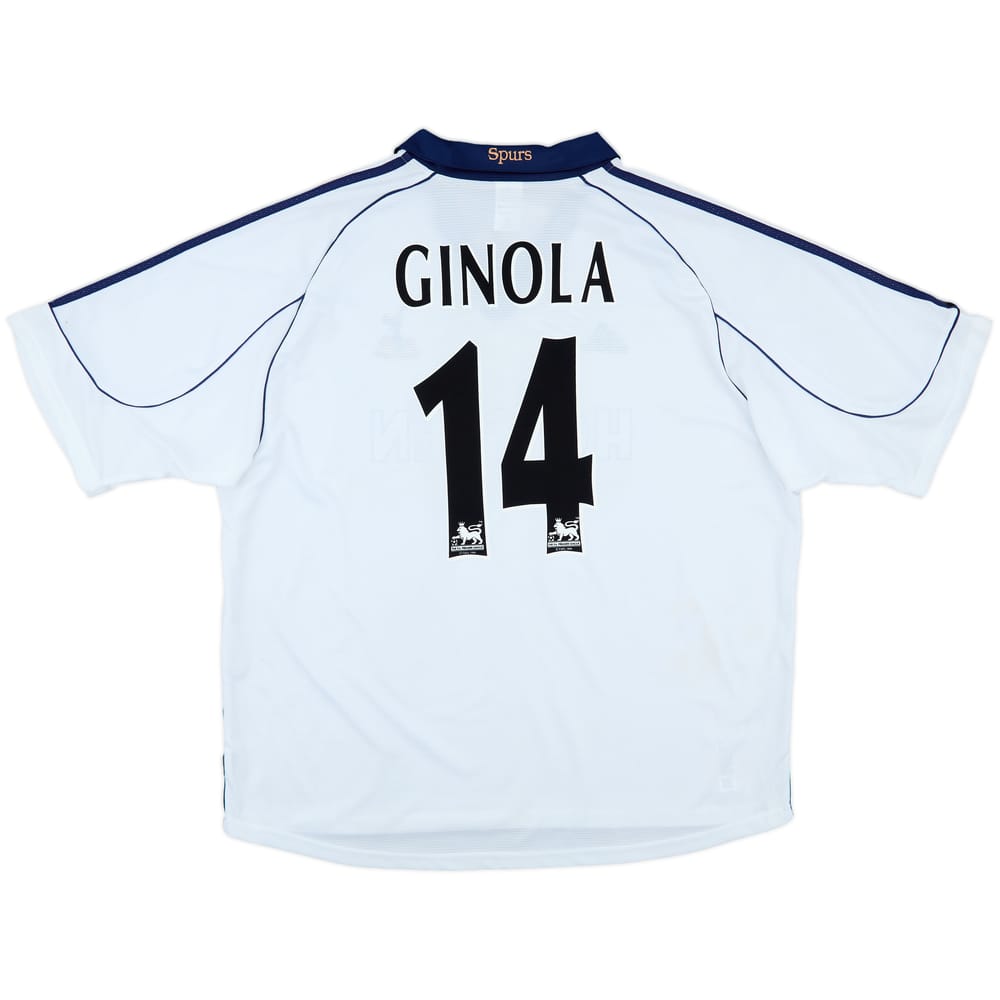 1999-01 Tottenham Home Shirt Ginola #14 (XXL)