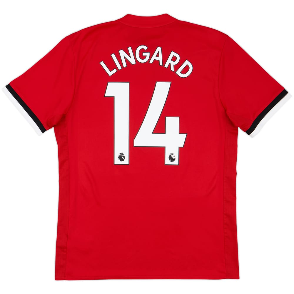2017-18 Manchester United Home Shirt Lingard #14 - 9/10 - (M)