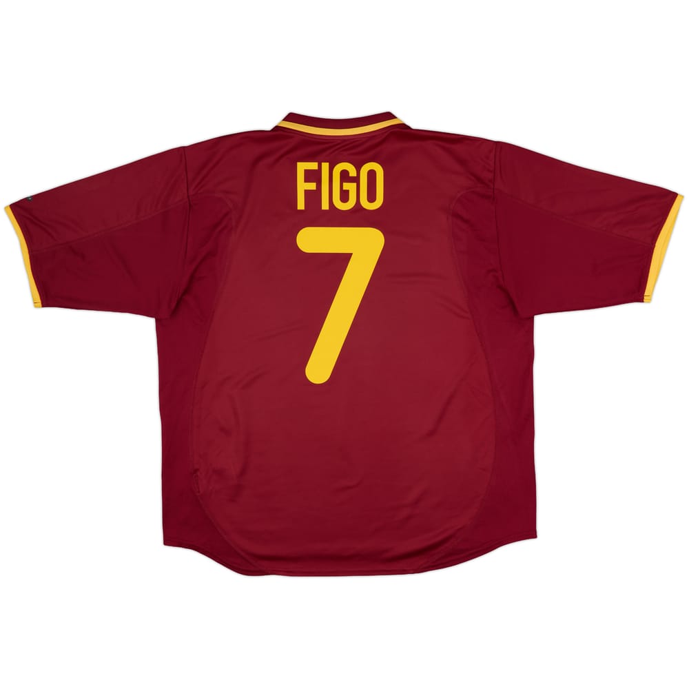 2000-02 Portugal Home Shirt Figo #7 - 10/10 - (L)