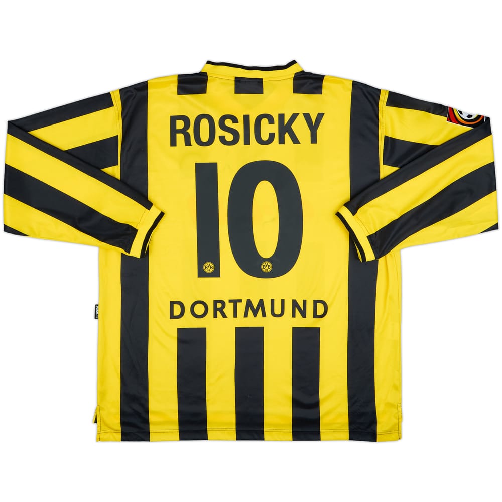2000-02 Borussia Dortmund Home L/S Shirt Rosicky #10 - 9/10 - (XL)