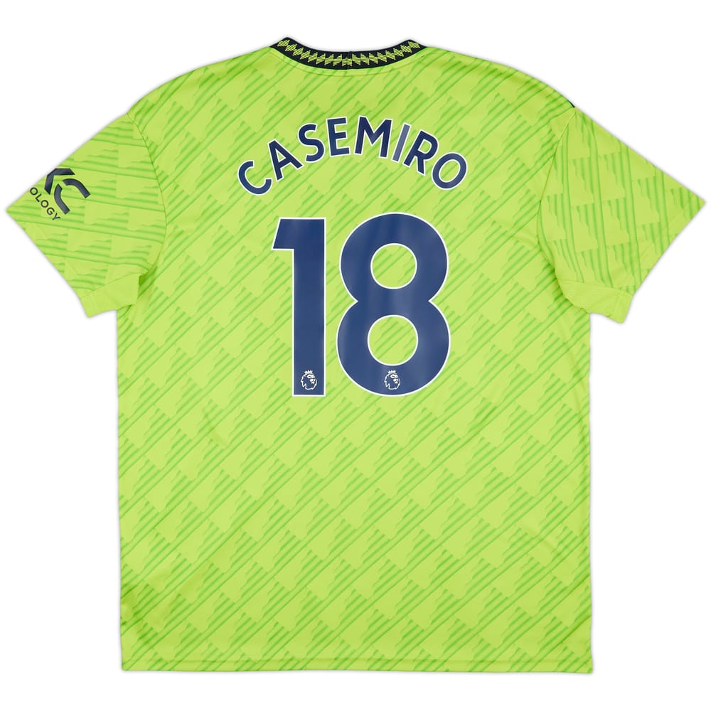 2022-23 Manchester United Third Shirt Casemiro #18 - 9/10 - (XL)