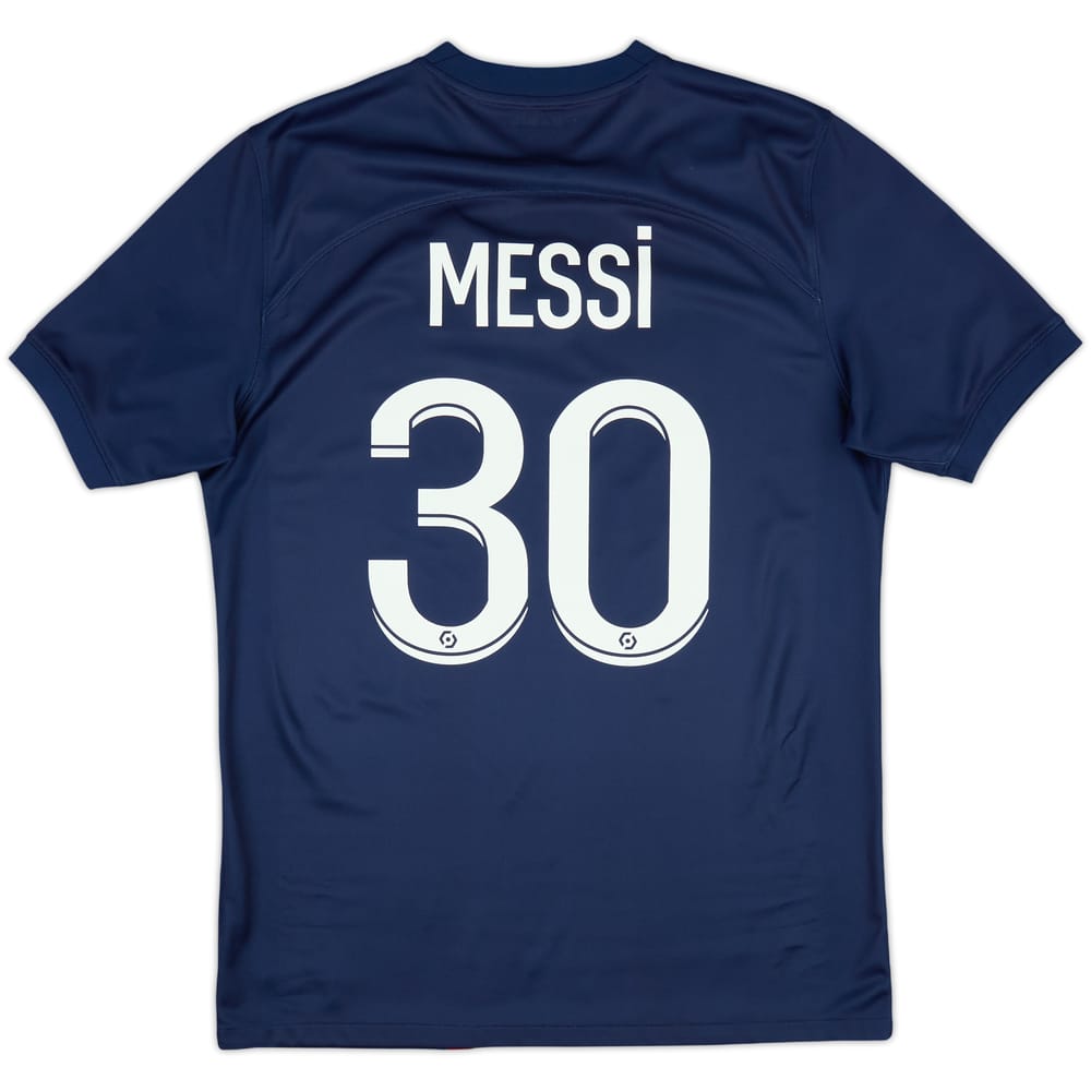 2022-23 Paris Saint-Germain Home Shirt Messi #30 - 7/10 - (M)