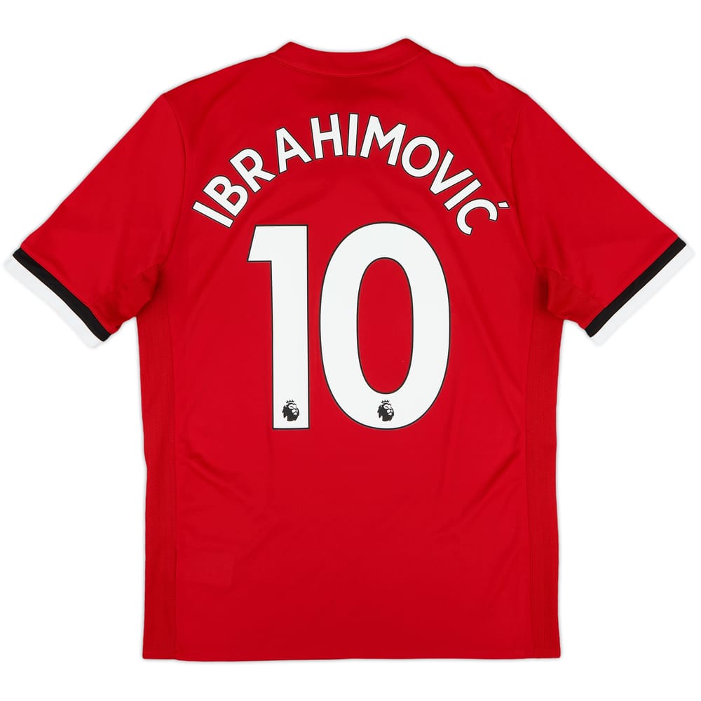 2017-18 Manchester United Home Shirt Ibrahimovic #10 - 10/10 - (XL.Boys)