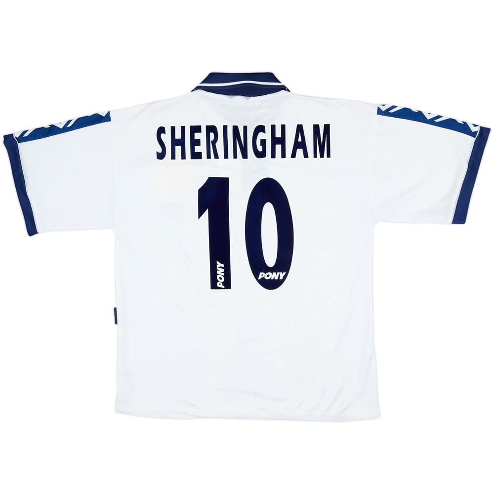 1995-97 Tottenham Home Shirt Sheringham #10 - 8/10 - (XL)