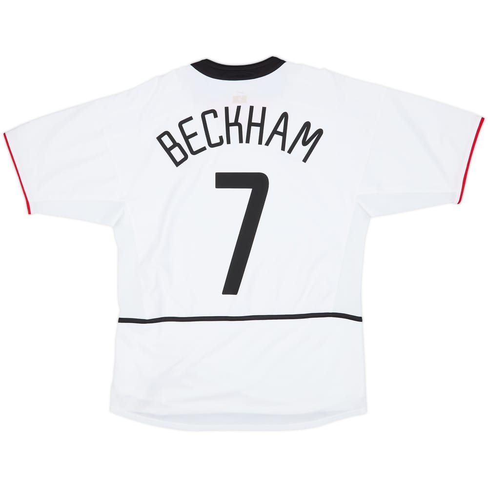 2002-03 Manchester United Away Shirt Beckham #7 - 6/10 - (M)