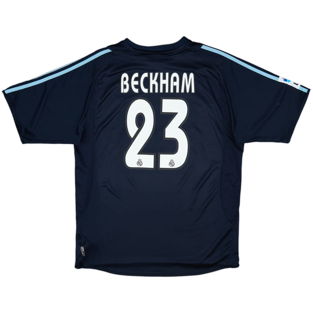 2004-05 Real Madrid Away Shirt Beckham #23 - 8/10 - (L)