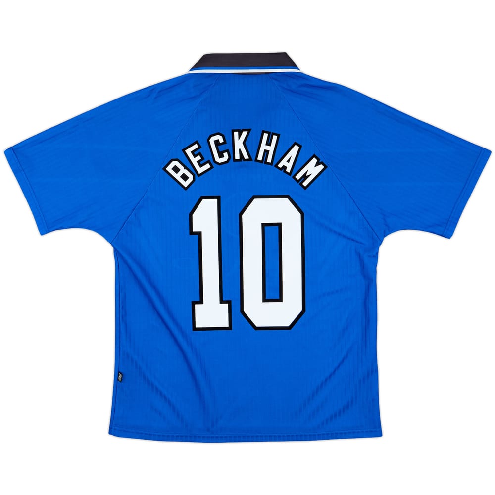 1996-98 Manchester United Third Shirt Beckham #10 - 8/10 - (M)
