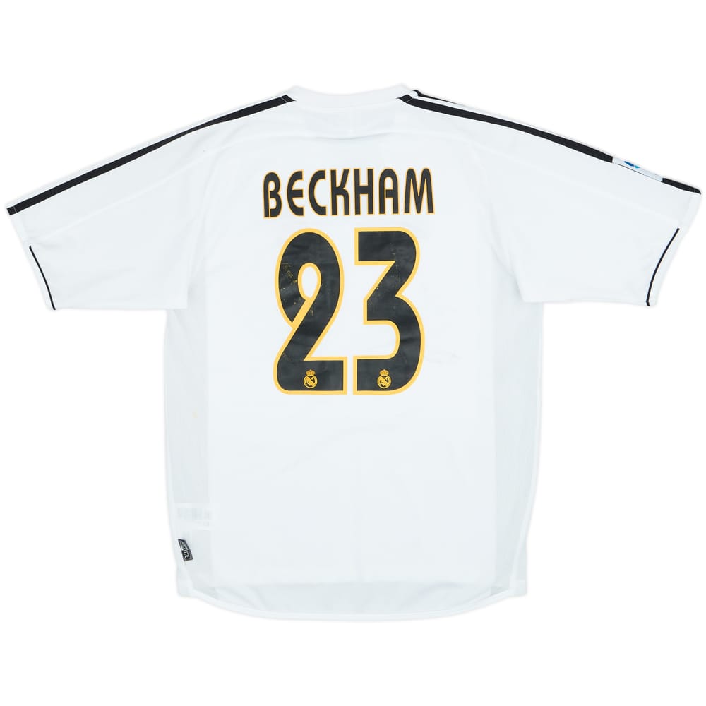 2003-04 Real Madrid Home Shirt Beckham #23 (S)