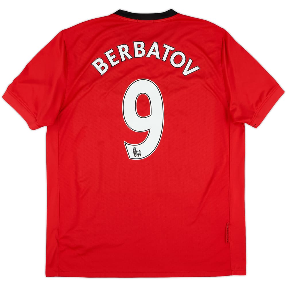 2009-10 Manchester United Home Shirt Berbatov #9 - 5/10 - (L)
